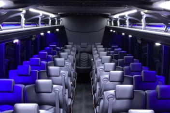 Apple Valley Charter Bus Interior