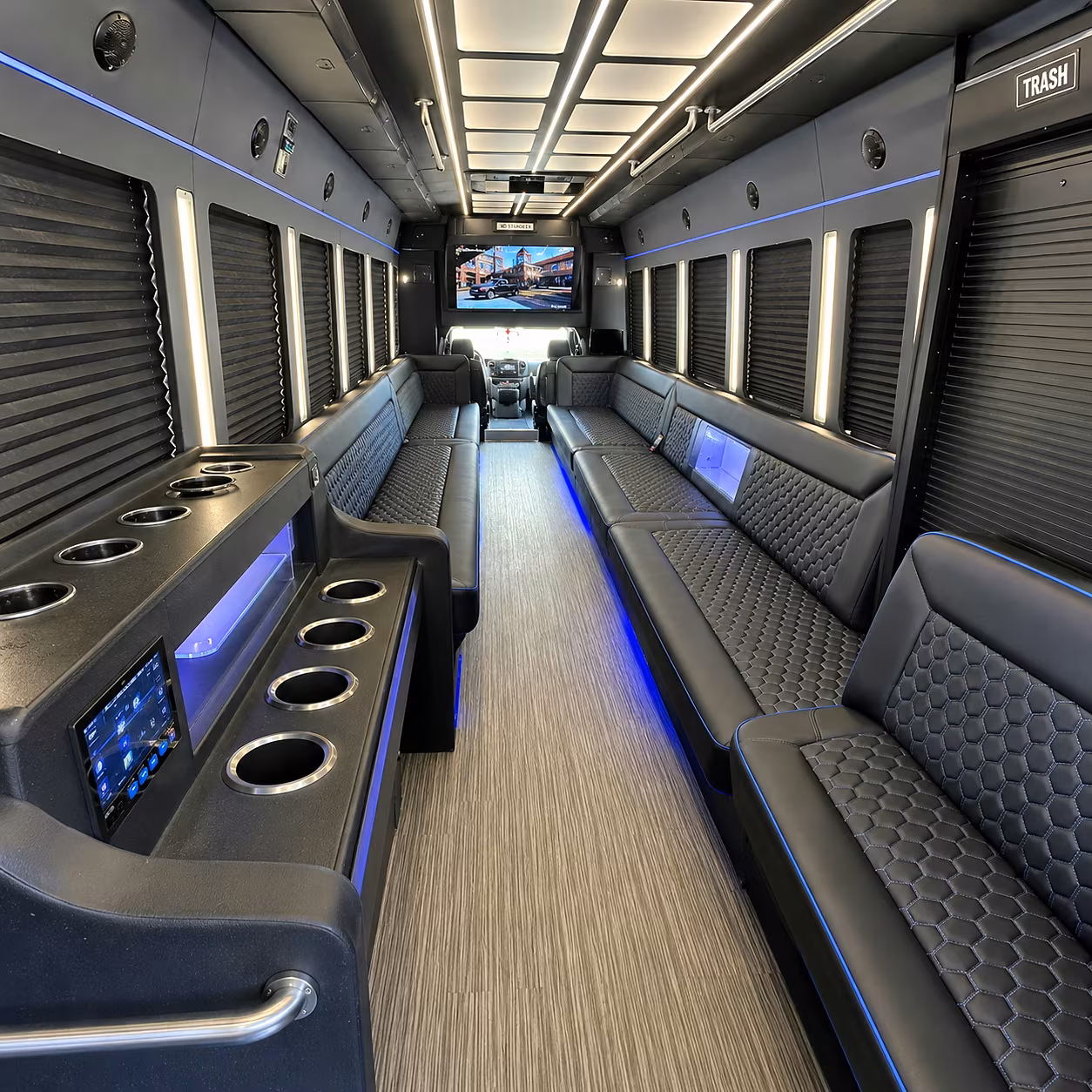 apple valley party bus rentals inside