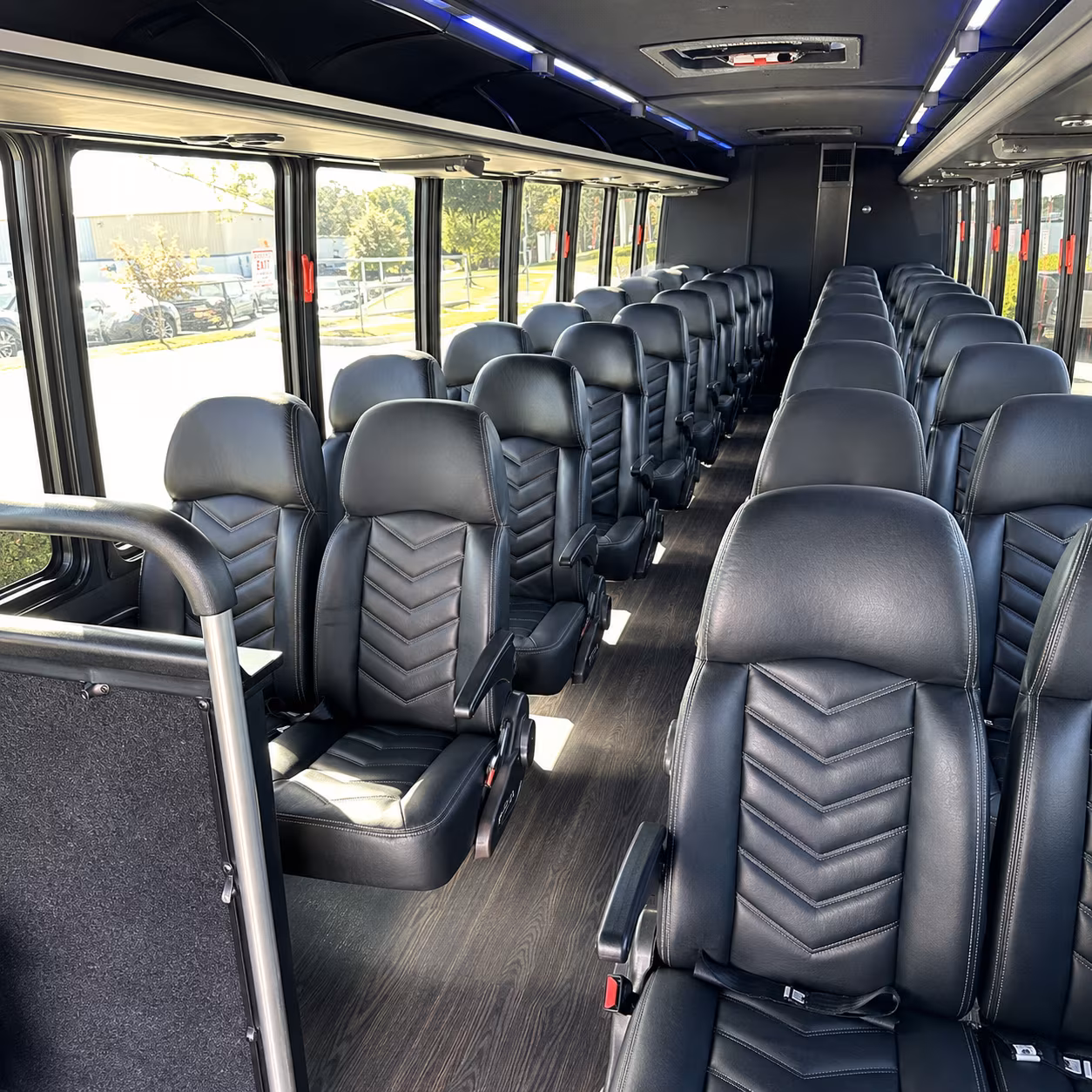 apple valley religious group transportation onboard seating