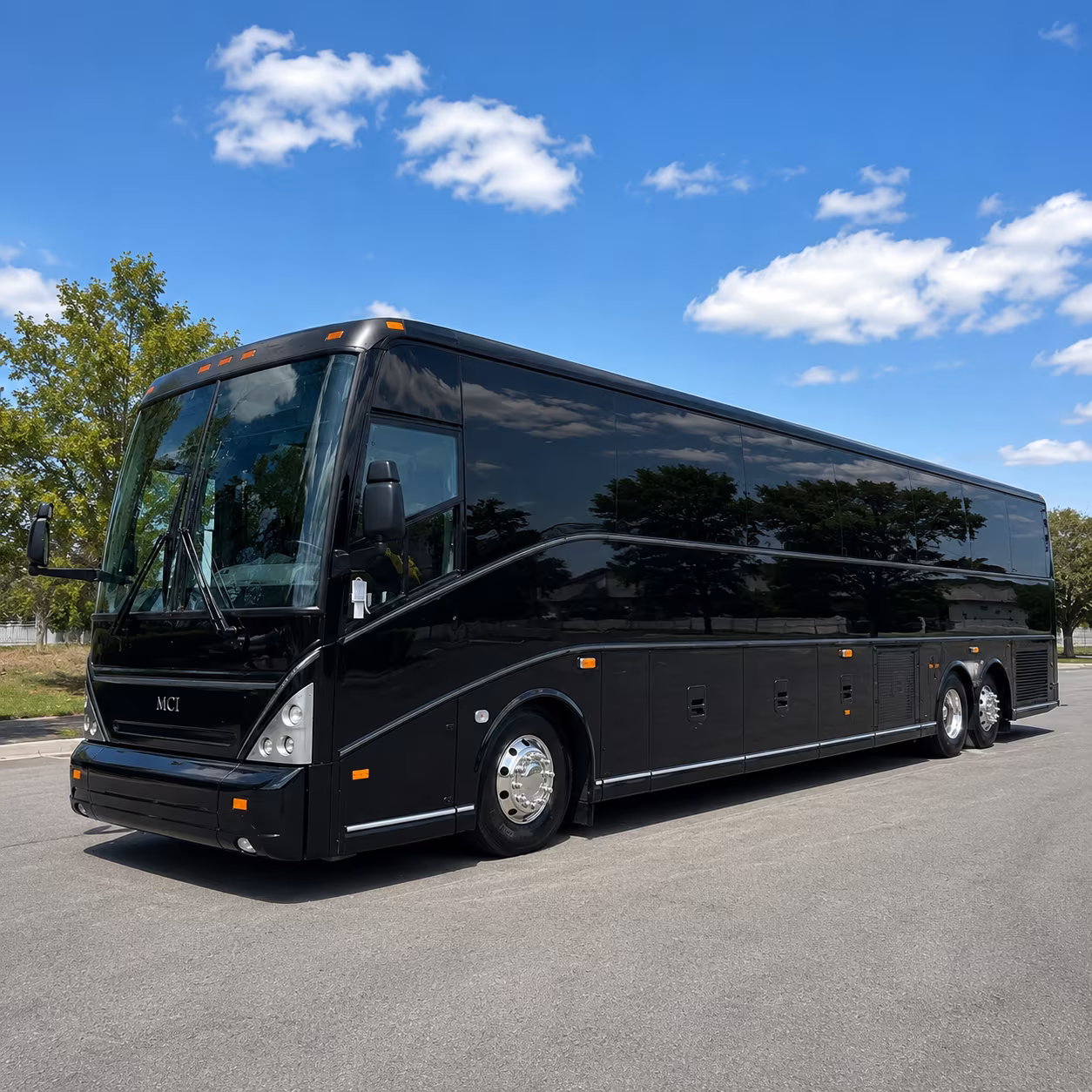 charter buses for large apple valley prom groups traveling together